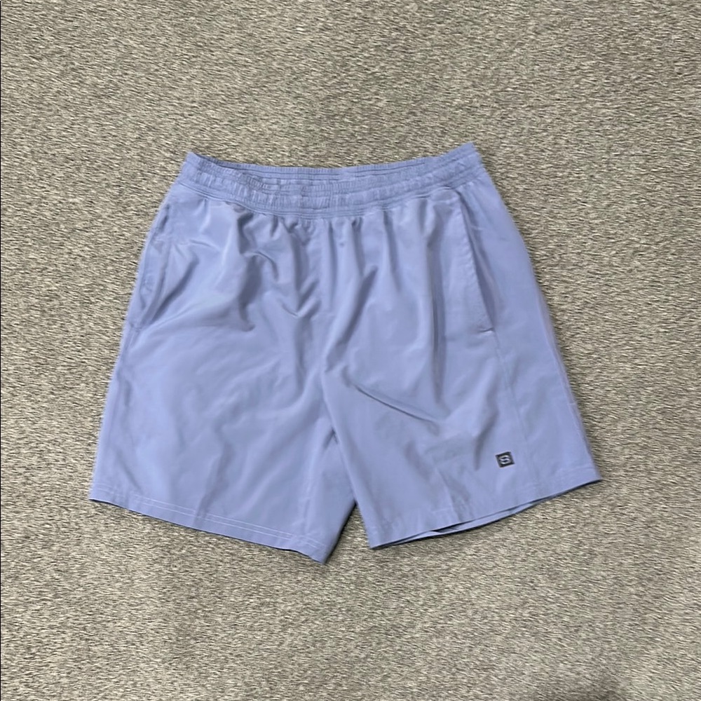 Layer 8 Men's Athletic Shorts - Light Blue